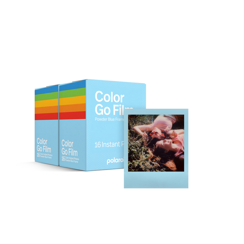 Polaroid Go Color Film Double Pack – Powder Blue Frame x2